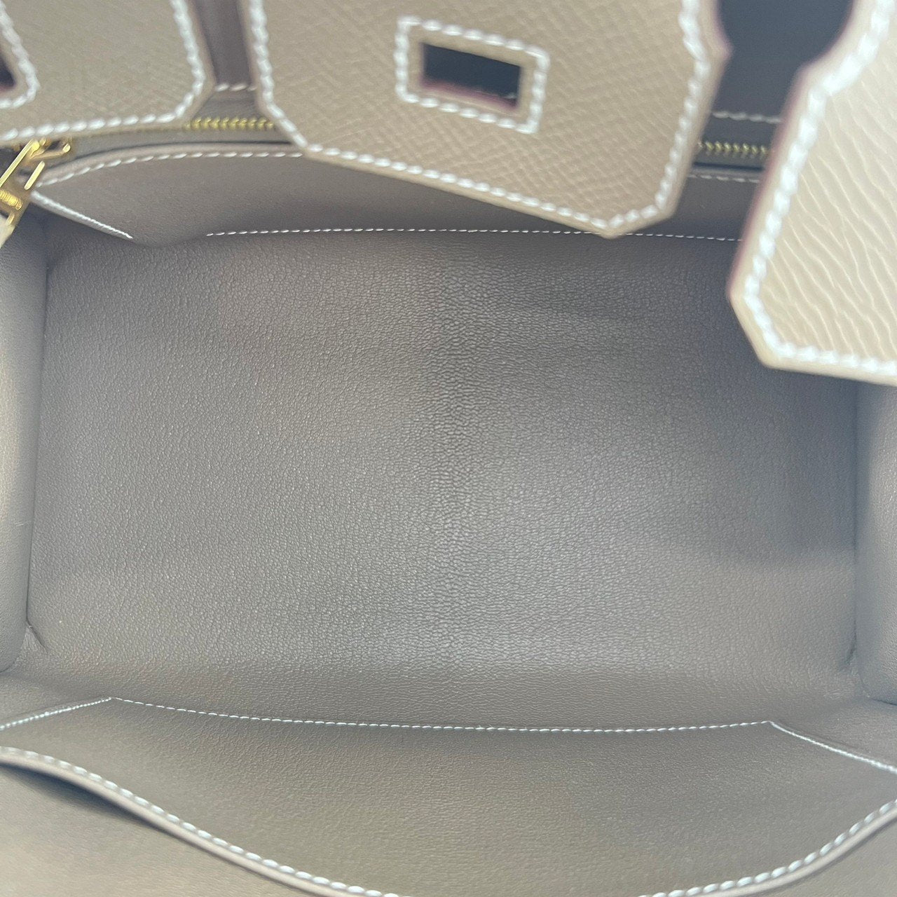 Birkin25 Sellier バーキン25セリエ Etoupe エトープ GHW ゴールド金具 Epsom エプソン Stamp-W W刻印 ハンドバッグ レディースバッグ