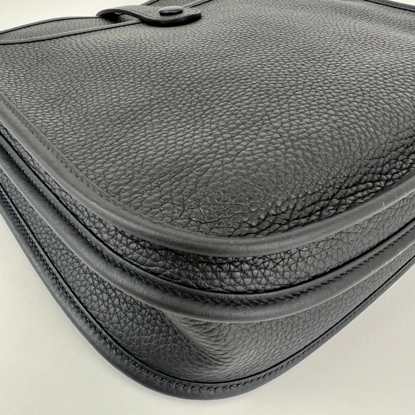 Evlyn PM エヴリンPM Black ブラック Taurillon Clemence トリヨンクレマンス PHW シルバー金具 Stamp-K K刻印