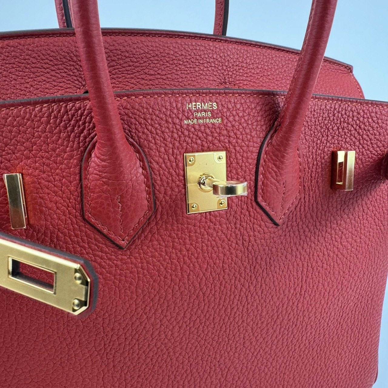Birkin25 バーキン25 Vermillion ヴァーミリオン Togo トゴ GHW ゴールド金具 B刻