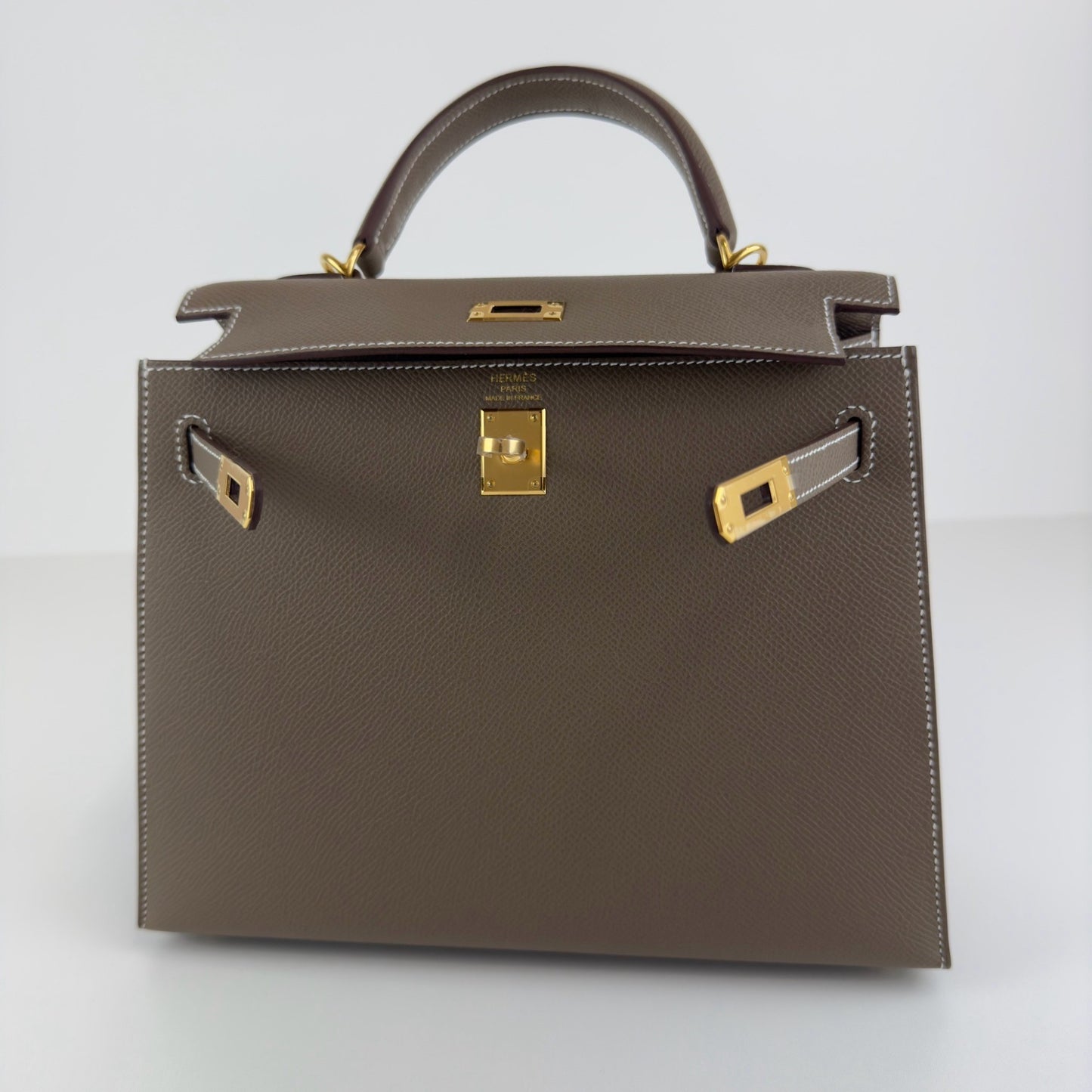 Kelly25 ケリー25 Etoupe エトープ GHW ゴールド金具 W刻印 Epsom エプソン
