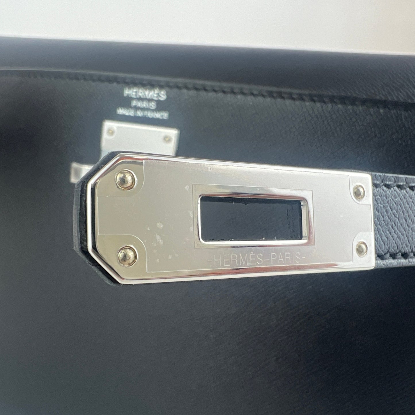 Kelly elan Black ブラック Madame マダム PHW シルバー金具 Stamp-K K刻印