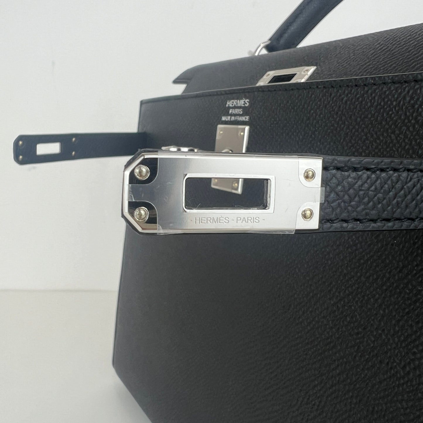 Hermès エルメス Kelly25 ケリー25 Stamp-K K刻印 Epsom エプソン Black ブラック PHW シルバー金具