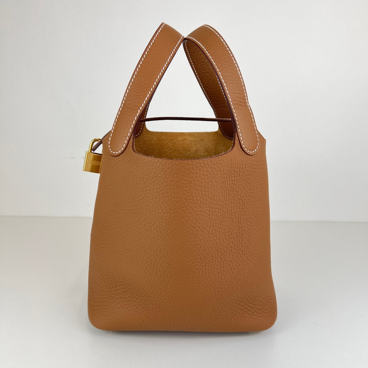 Hermès エルメス Picotin lock PM ピコタンロックPM Stamp-W W刻印 Gold ゴールド GHW ゴールド金具 Clemence クレマンス