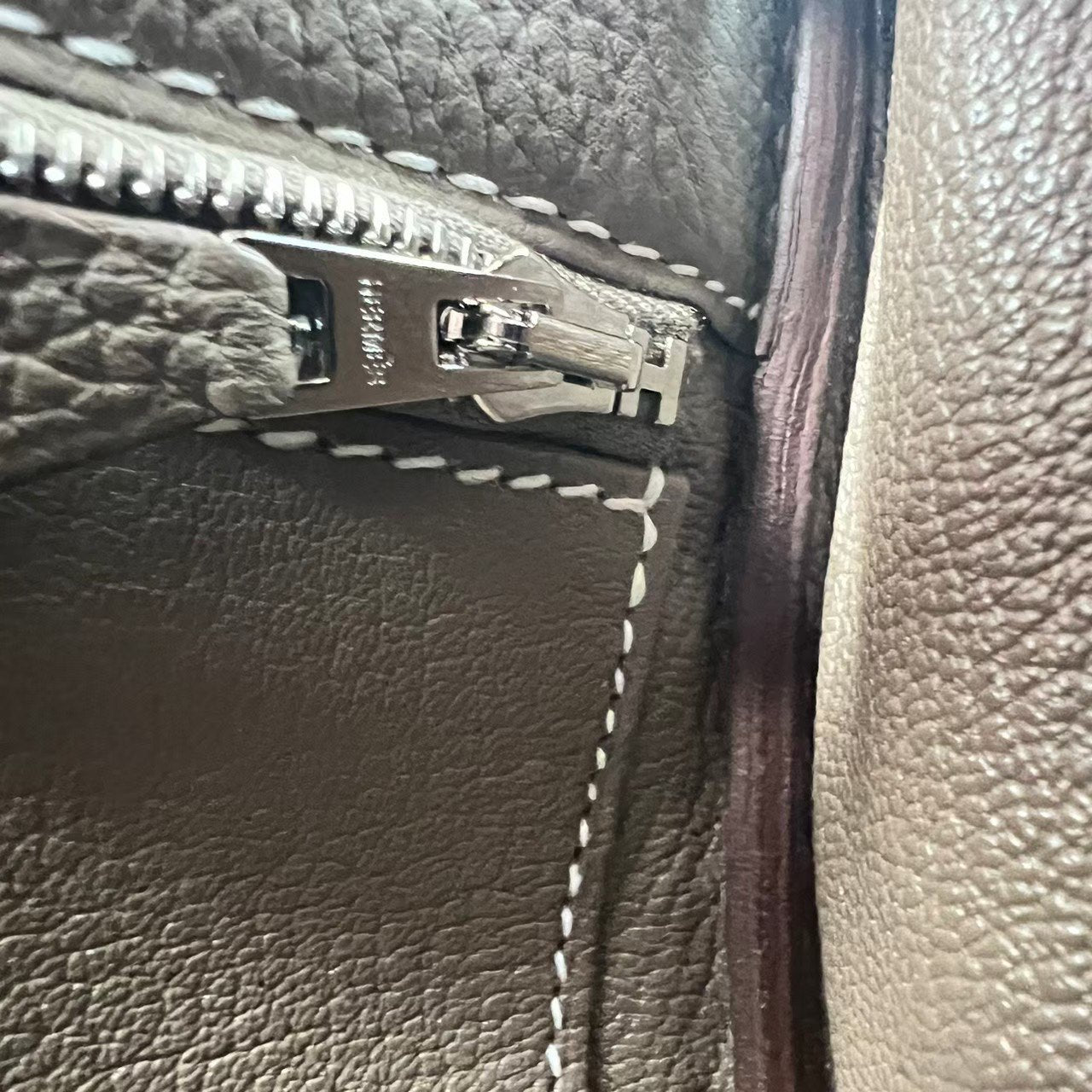 Kelly25 ケリー25 Etoupe エトープ Togo トゴ PHW シルバー金具 Stamp-U U刻印