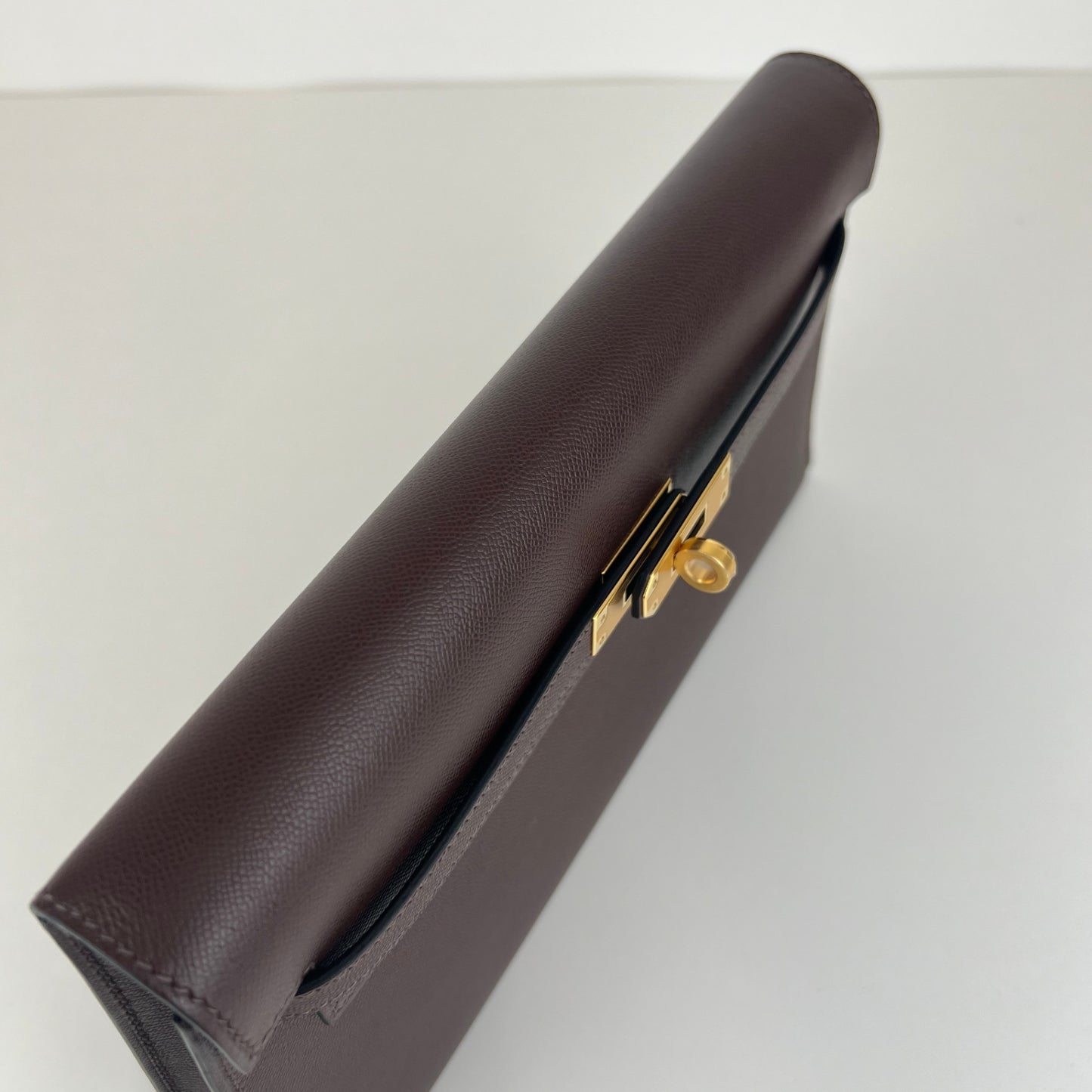 Hermès エルメス Kelly elan ケリーエラン Stamp-W W刻印 Madame マダム Havane ハバナ GHW ゴールド金具