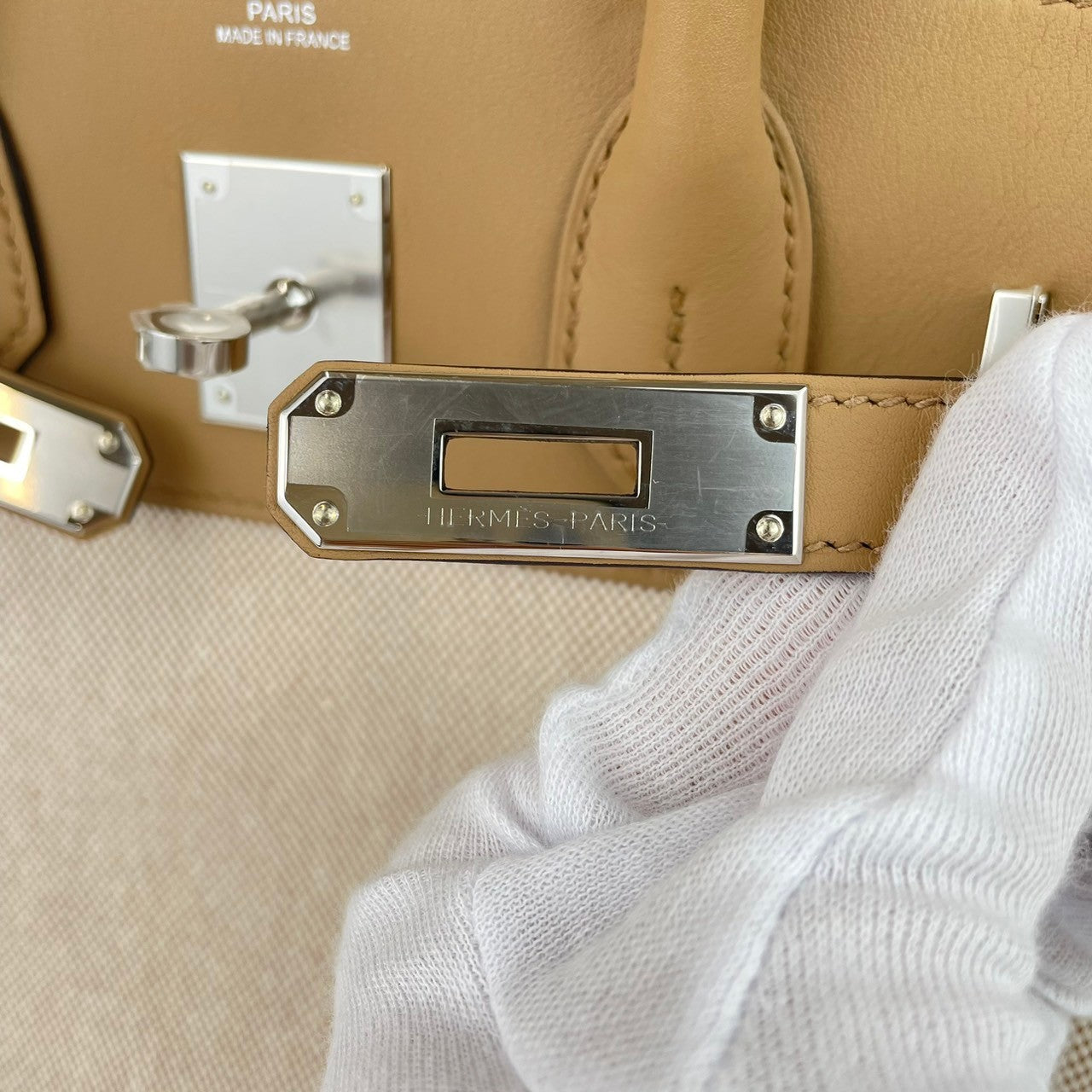 Birkin30 バーキン30 Chai チャイ PHW シルバー金具 B刻 Swift/Toile H スイフト/トワルアッシュ ハンドバッグ