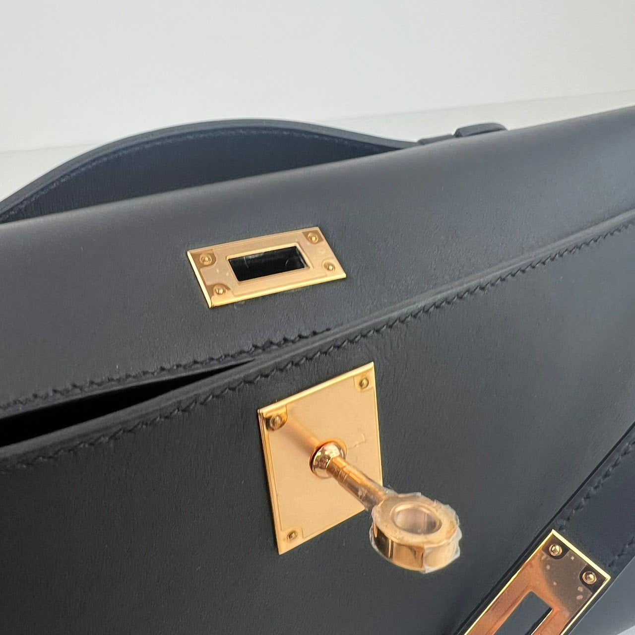 Kelly cut ケリーカット Black ブラック RGHW ローズゴールド金具 Swift スウィフト Stamp-Z Z刻印