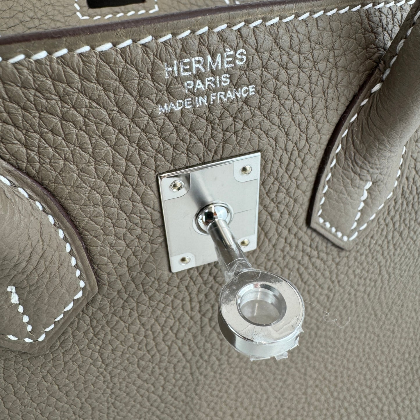 Birkin25 バーキン25 Etoupe エトープ Togo トゴ PHW シルバー金具 Stamp-W W刻印