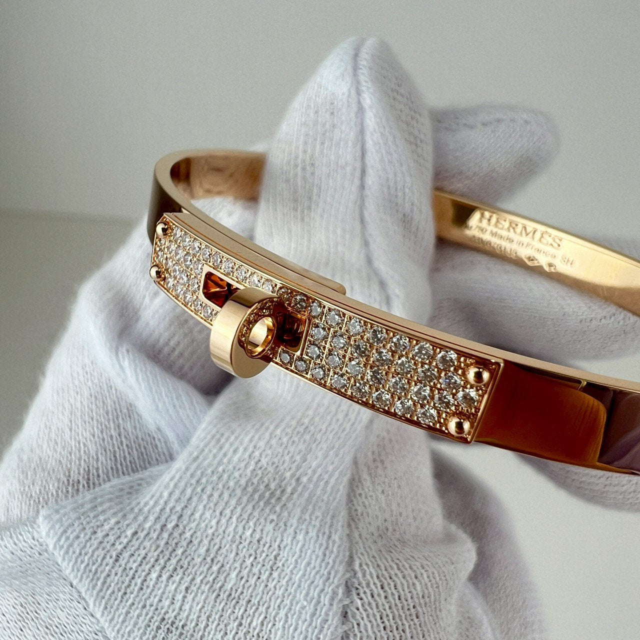 Kelly bangle bracelet PM ケリーブレスレットPM Rose Gold ローズゴールド Diamonds ダイヤモンド