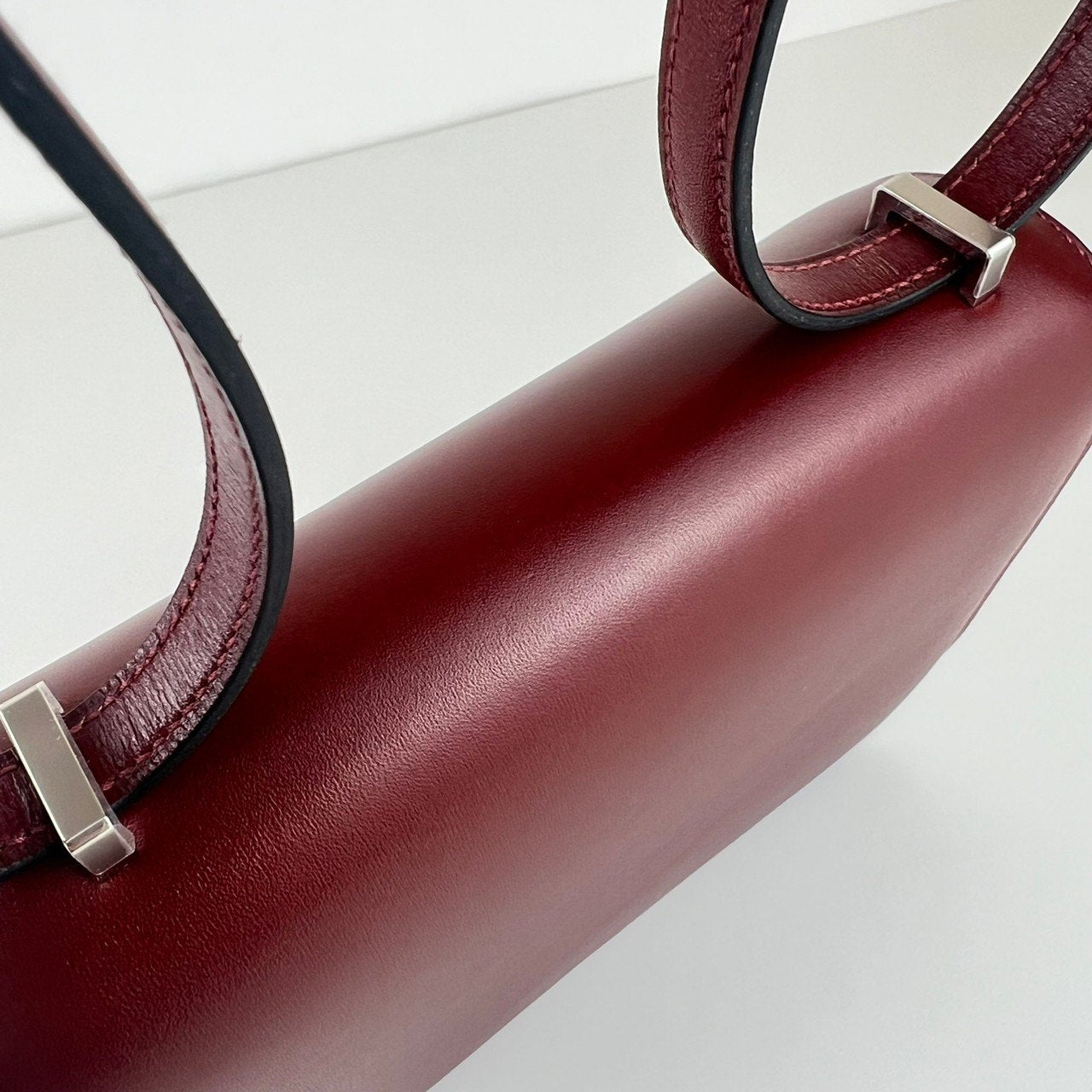 Constance mini コンスタンスミニ Rouge H ルージュアッシュ Box calf ボックスカーフ PHW シルバー金具 Stamp-W W刻印