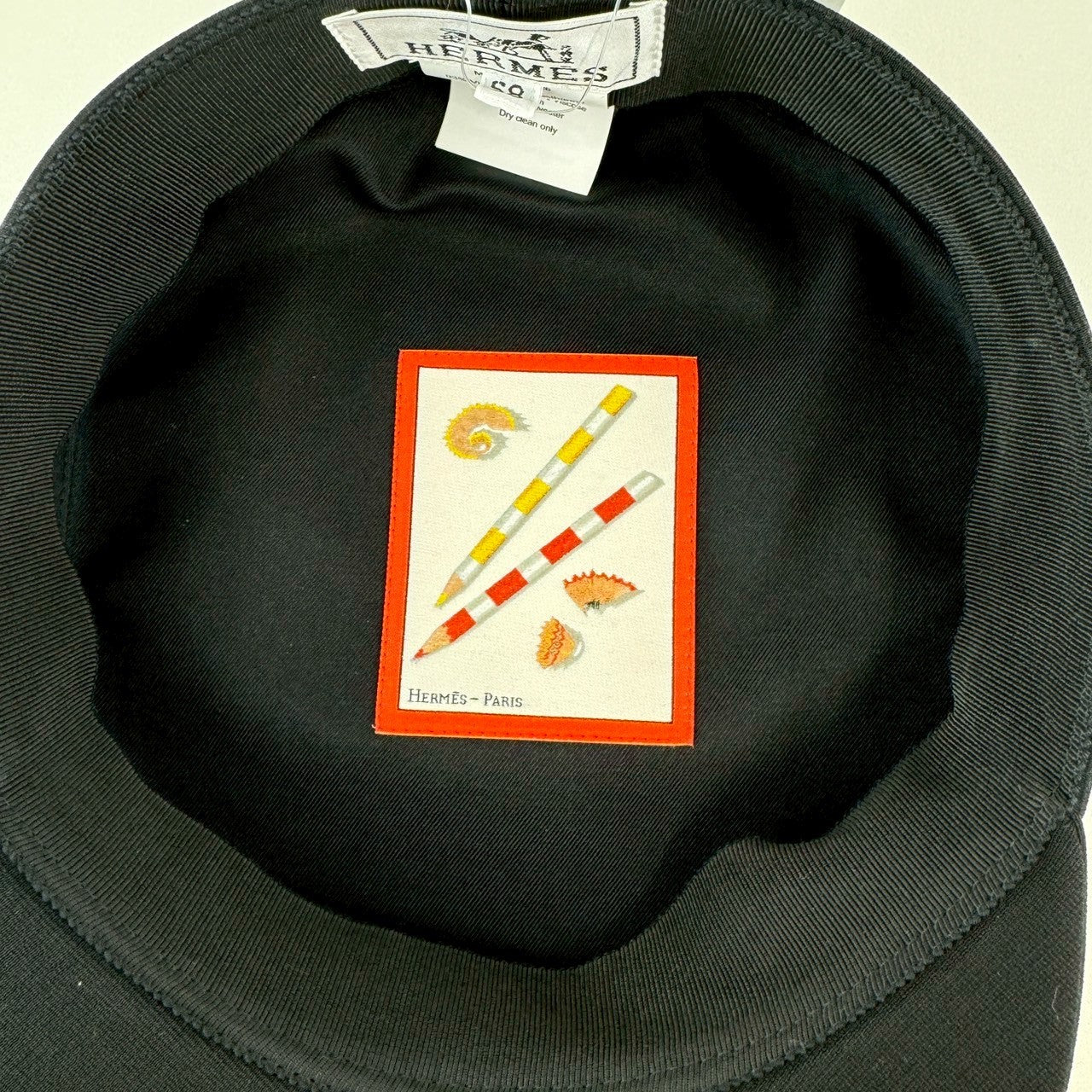 HERMES エルメス Casquette femme vauban milano #58 サイズ58 キャスケット 《ヴォーバン》 ミラノジャージー ブラック