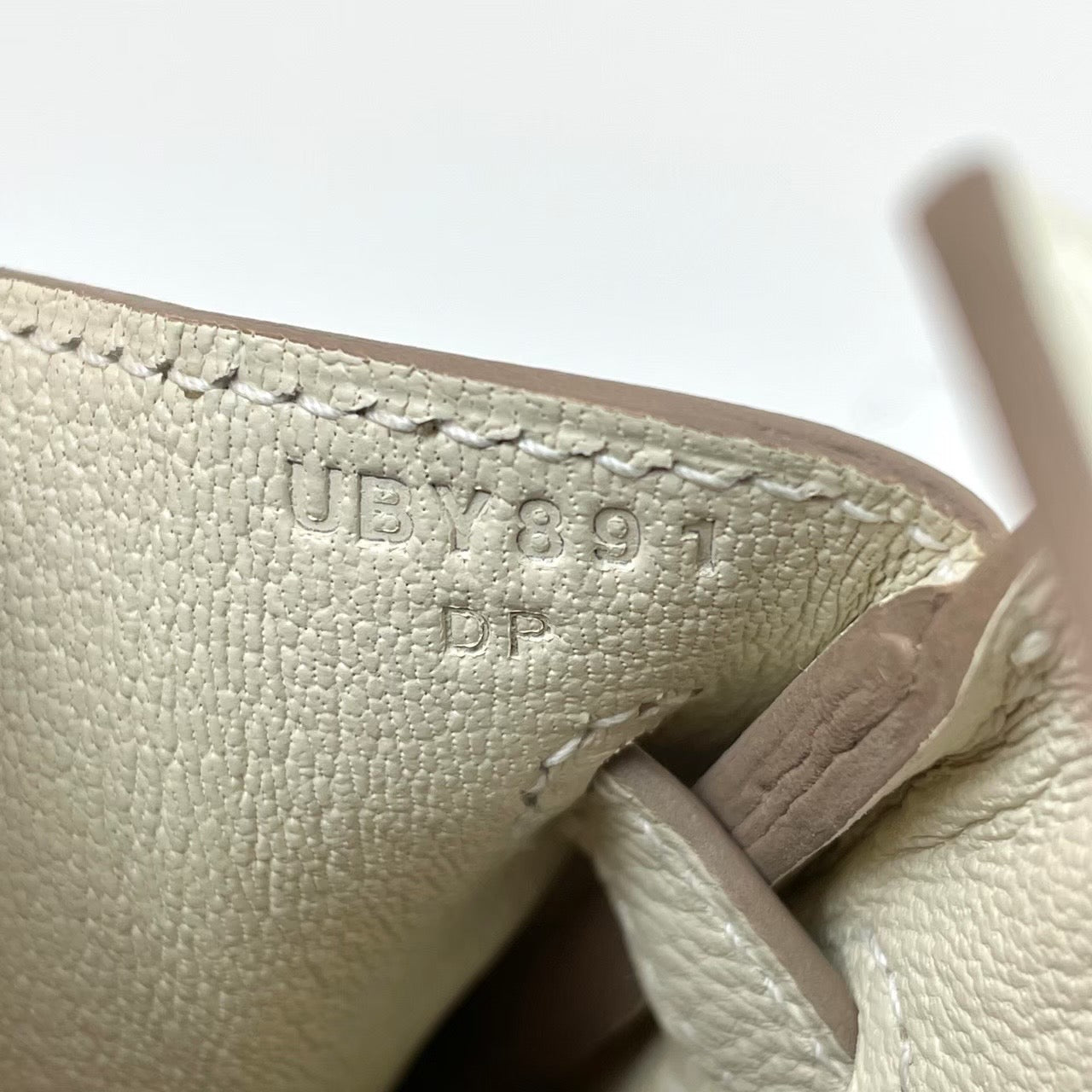 Birkin25 バーキン25 Craie クレ Togo トゴ ピンクゴールド金具 U刻印
