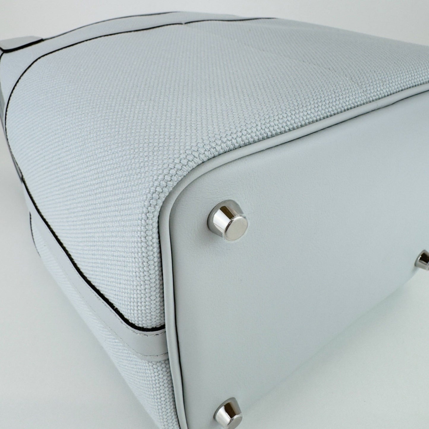 Picotin lock cargo PM ピコタンロックカーゴPM Gris platine グリプラチナ Toile goeland/Swift トワルゴエラン/スイフト PHW シルバー金具 Stamp-W W刻印