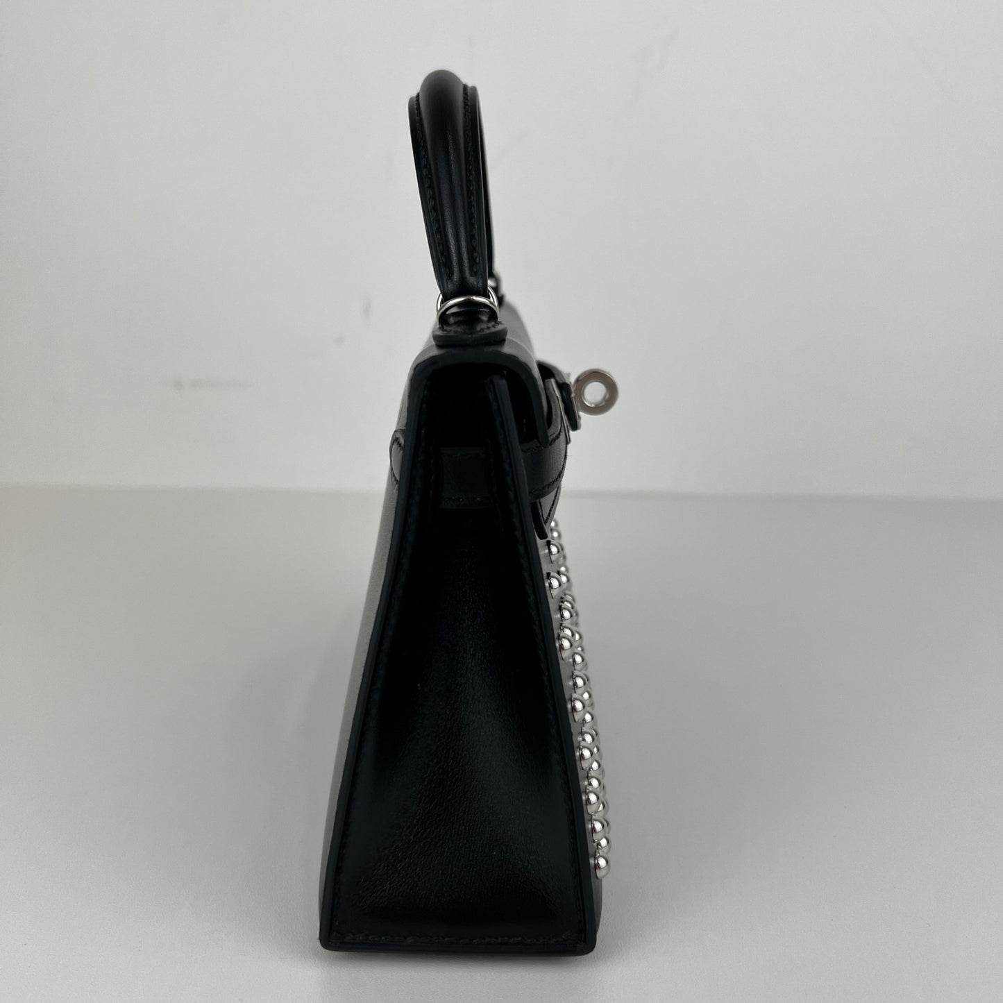 Mini kelly cloute ミニケリークルーテ Black ブラック PHW シルバー金具 Epsom エプソン Stamp-B B刻印