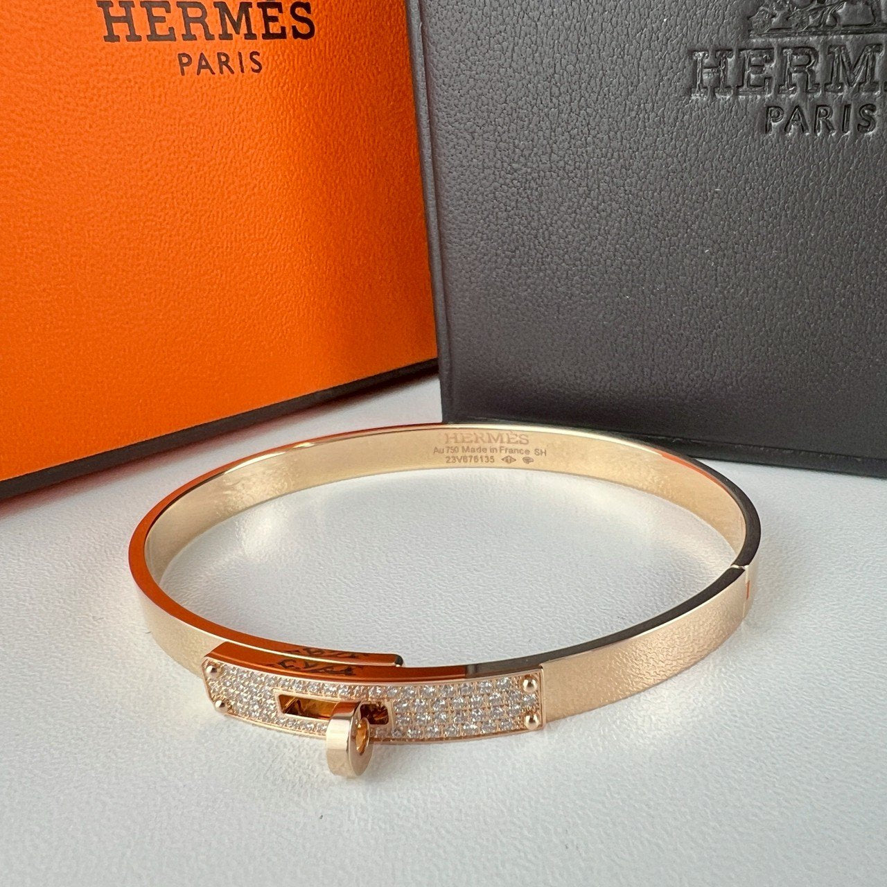 Kelly bangle bracelet PM ケリーブレスレットPM Rose Gold ローズゴールド Diamonds ダイヤモンド