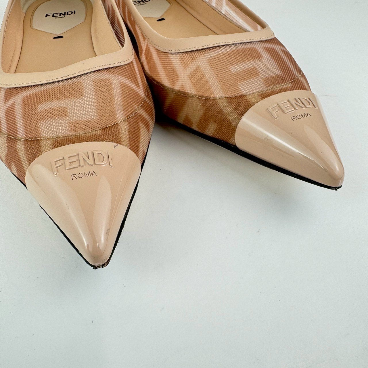 Colibri Pointed Toe Ballerina Flat コリブリ ポインテッドトゥ バレエフラット Pink ピンク ポリアミド カーフレザー ラムレザー サイズ37 24cm