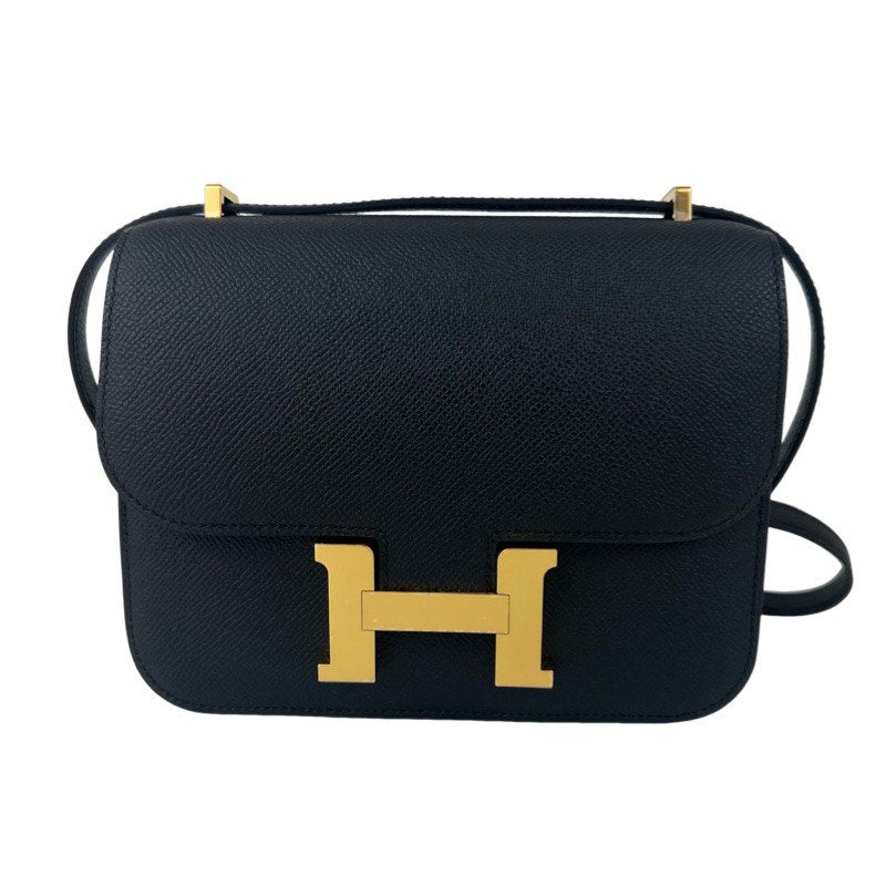 Constance mini コンスタンスミニ Black ブラック GHW ゴールド金具 Epsom エプソン Stamp-W W刻印