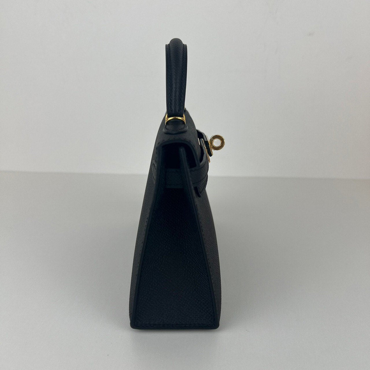 Mini kelly ミニケリー Black ブラック Epsom エプソン GHW ゴールド金具 Stamp-W W刻印