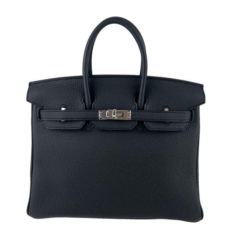 Birkin25 バーキン25 Black ブラック Togo トゴ PHW シルバー金具 Stamp-W W刻印