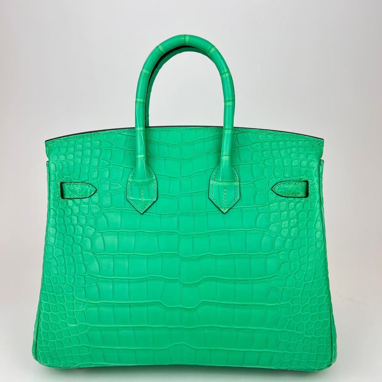 Birkin25 バーキン25 Vert comic ヴェールコミック PHW シルバー金具 Stamp-B B刻印
