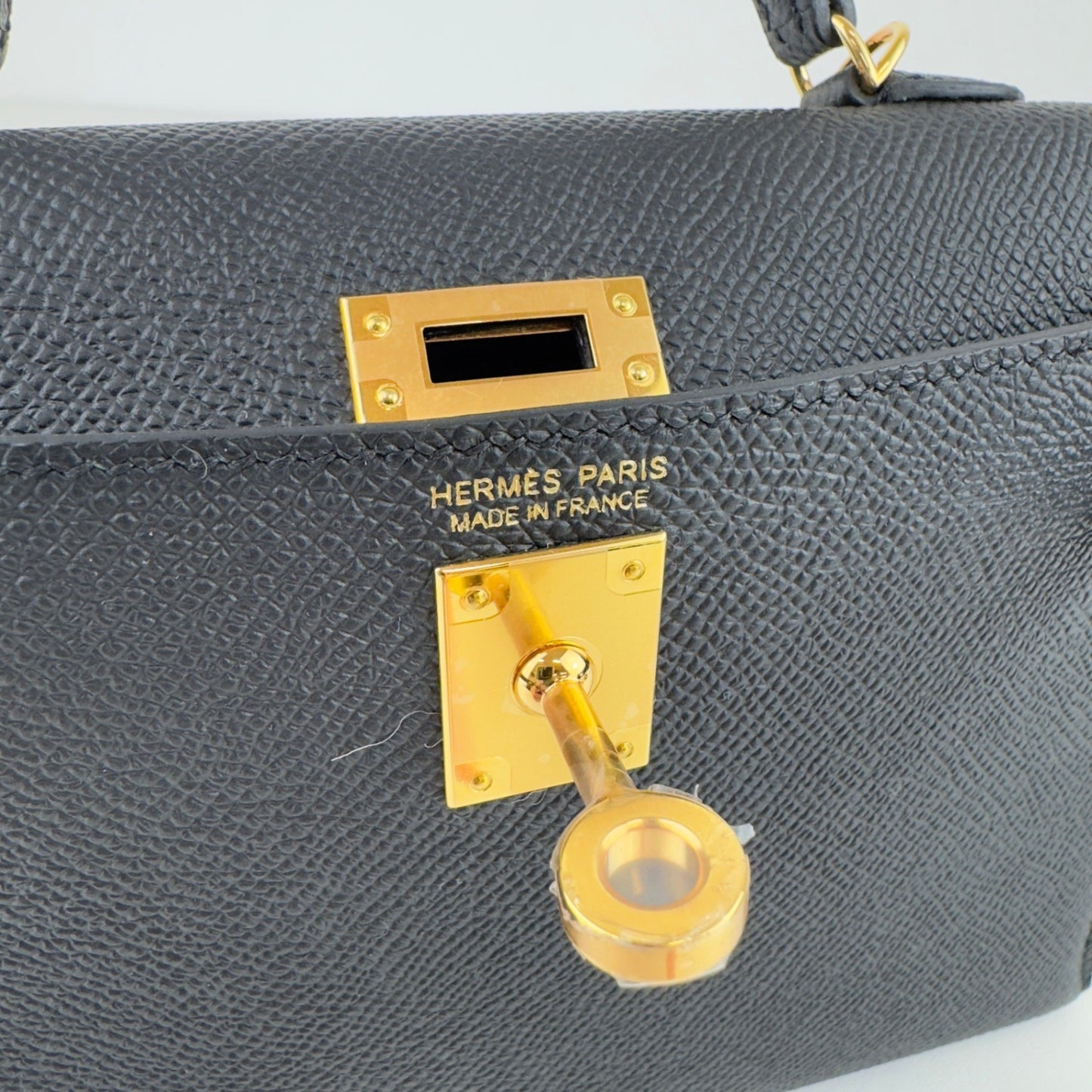 Mini kelly ミニケリー Black ブラック Epsom エプソン GHW ゴールド金具 Stamp-W W刻印