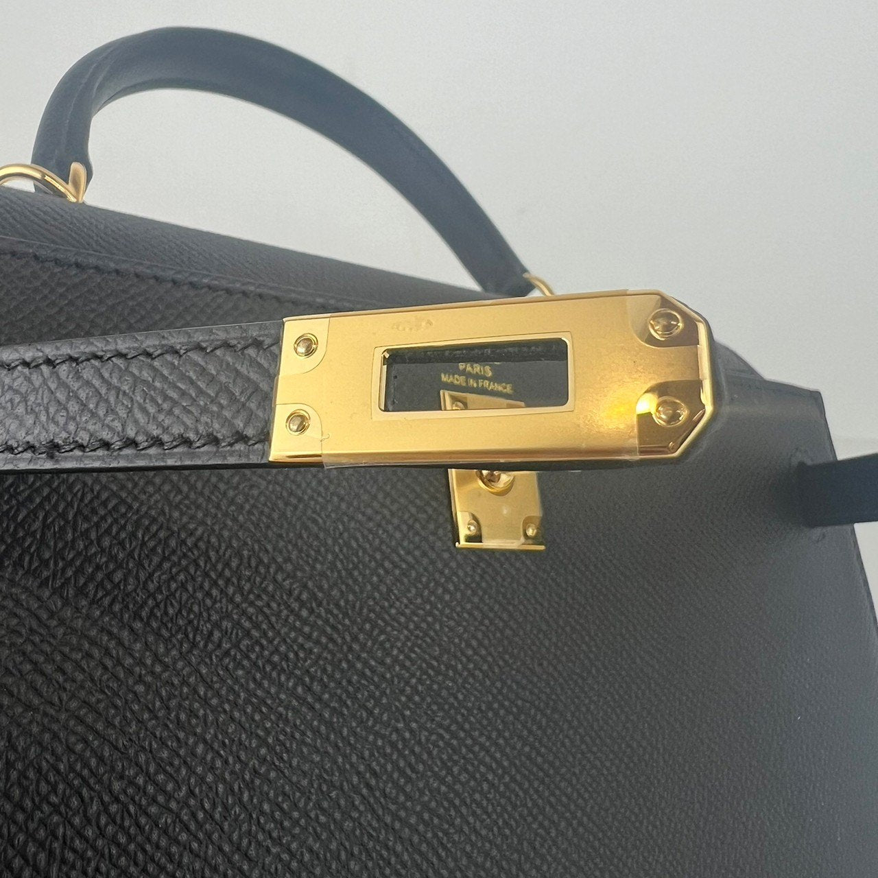 Kelly25 ケリー25 Black ブラック Epsom エプソン GHW ゴールド金具 Stamp-W W刻印