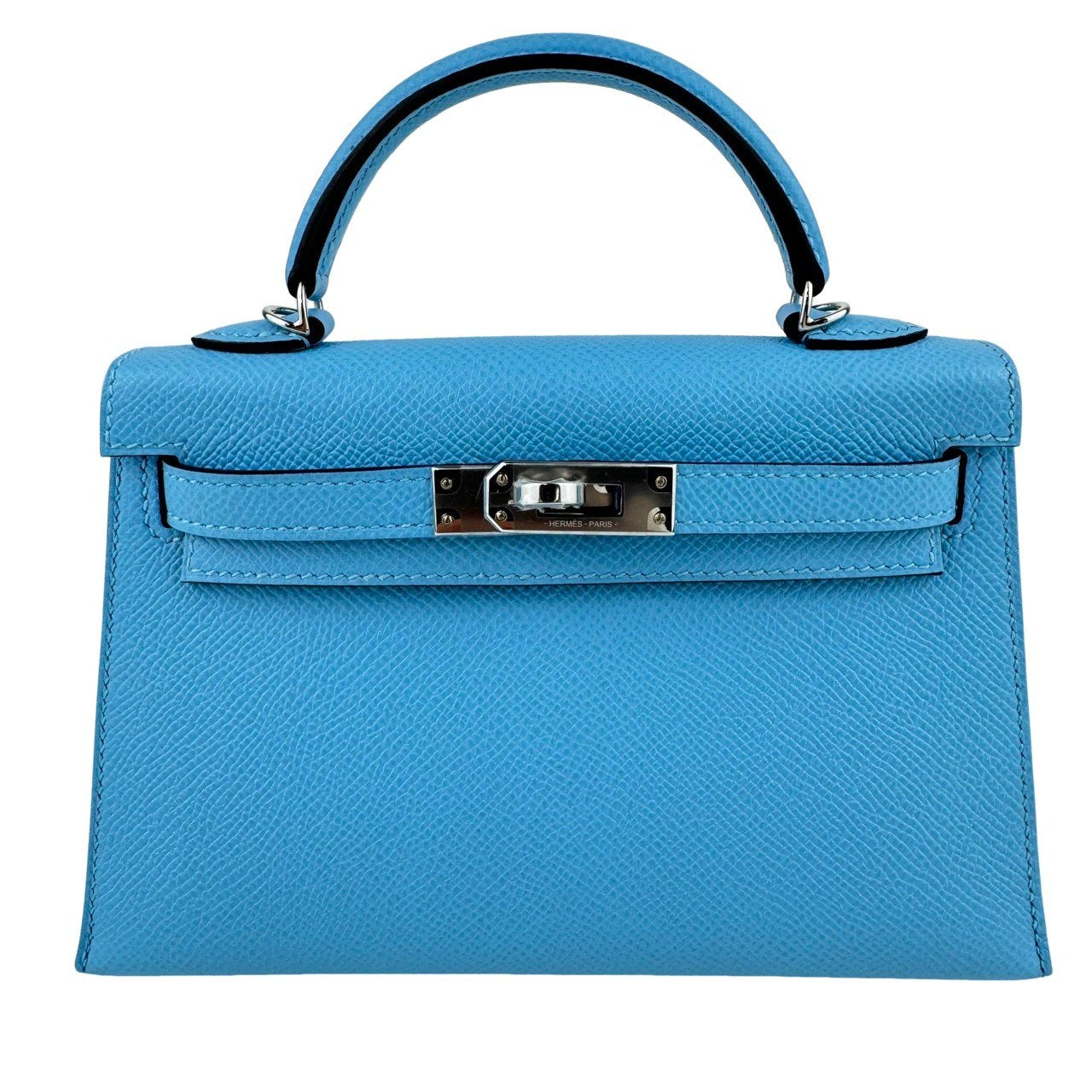 Mini kelly ミニケリー Celeste セレステ PHW シルバー金具 シルバー金具 Epsom エプソン Stamp-W W刻印