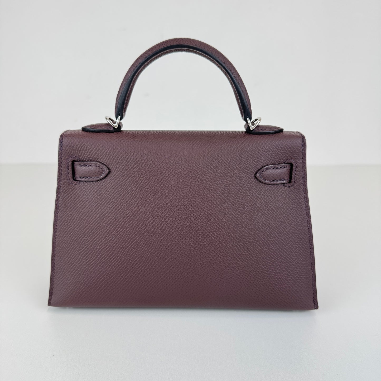 Hermès エルメス Mini kelly ミニケリー Stamp-W W刻印 Epsom エプソン Rouge sellier ルージュセリエ EHW エレクトラム金具