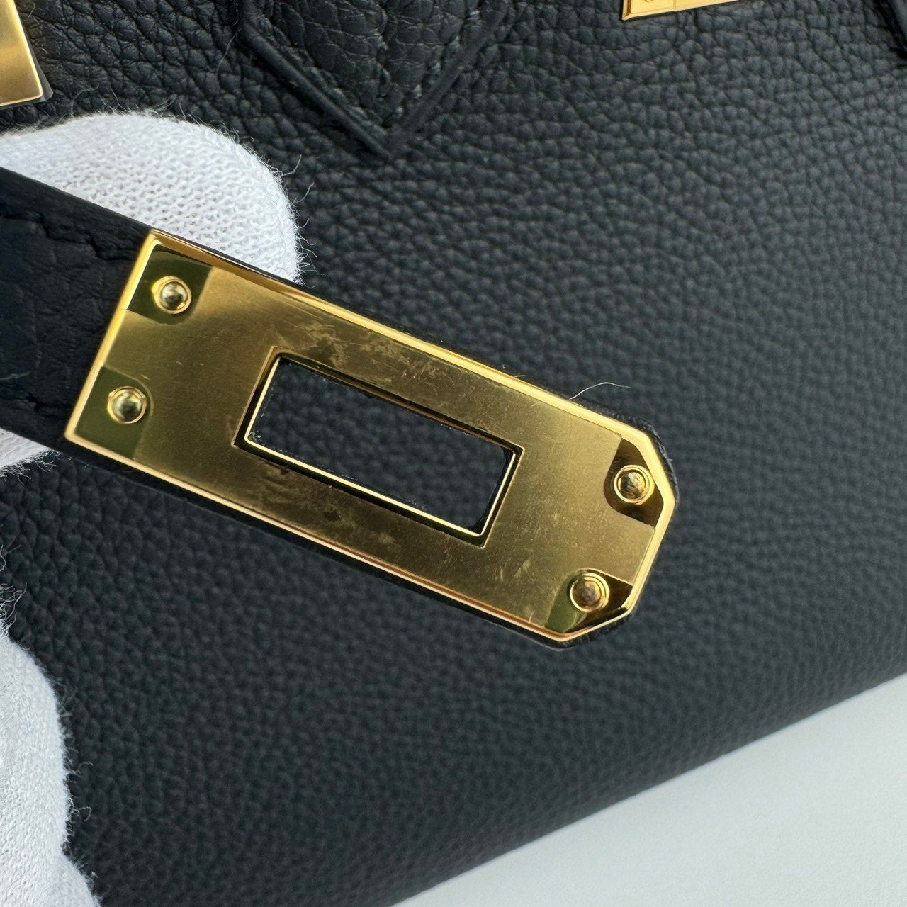 Birkin25 バーキン25 Stamp-W W刻印 Togo トゴ Black ブラック GHW ゴールド金具