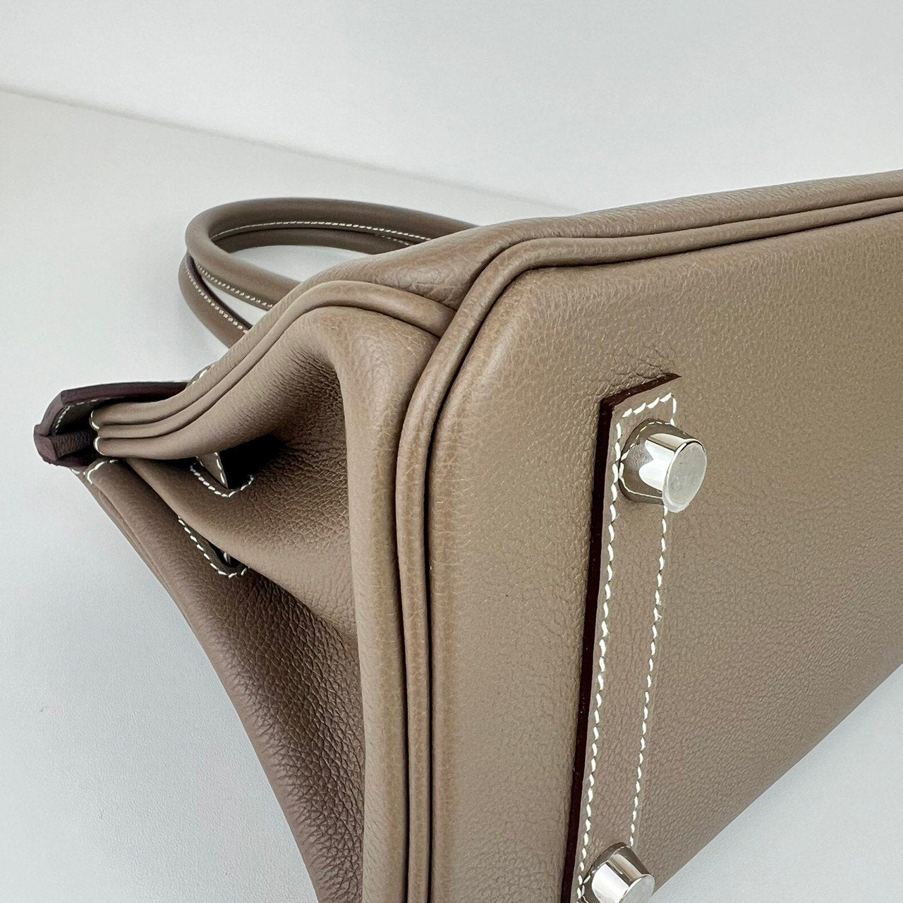 Shoulder birkin 29 ショルダーバーキン29 Etoupe エトープ PHW シルバー金具 Togo トゴ Stamp-W W刻印