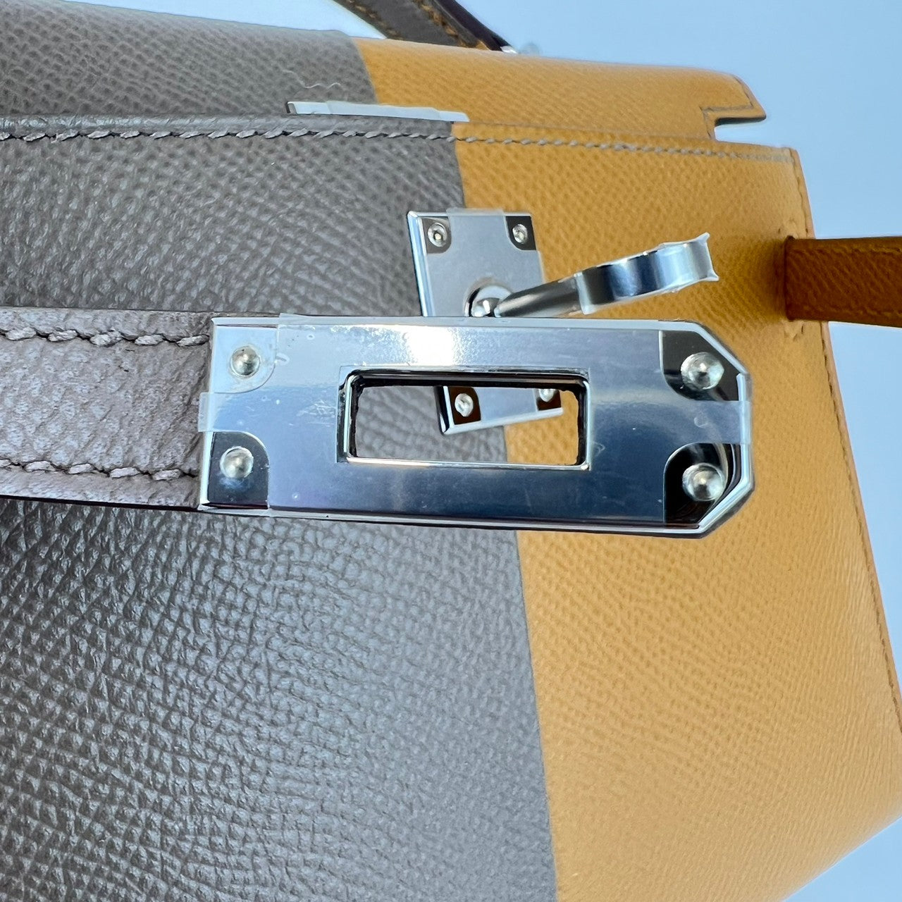 Mini Kelly Casaque ミニケリー カザック Etoupe/sesami エトープ/セサミ SHW シルバー金具 Epsom エプソン Z刻