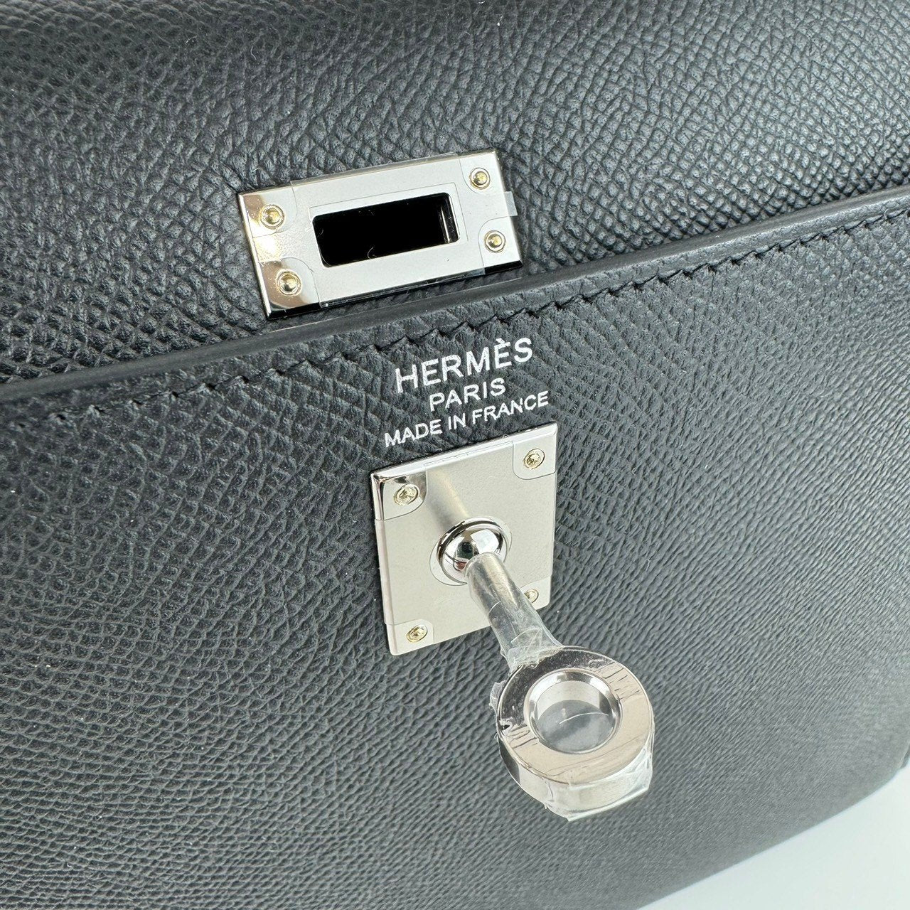Kelly25 ケリー25 Black ブラック Epsom エプソン PHW シルバー金具 Stamp-W W刻印