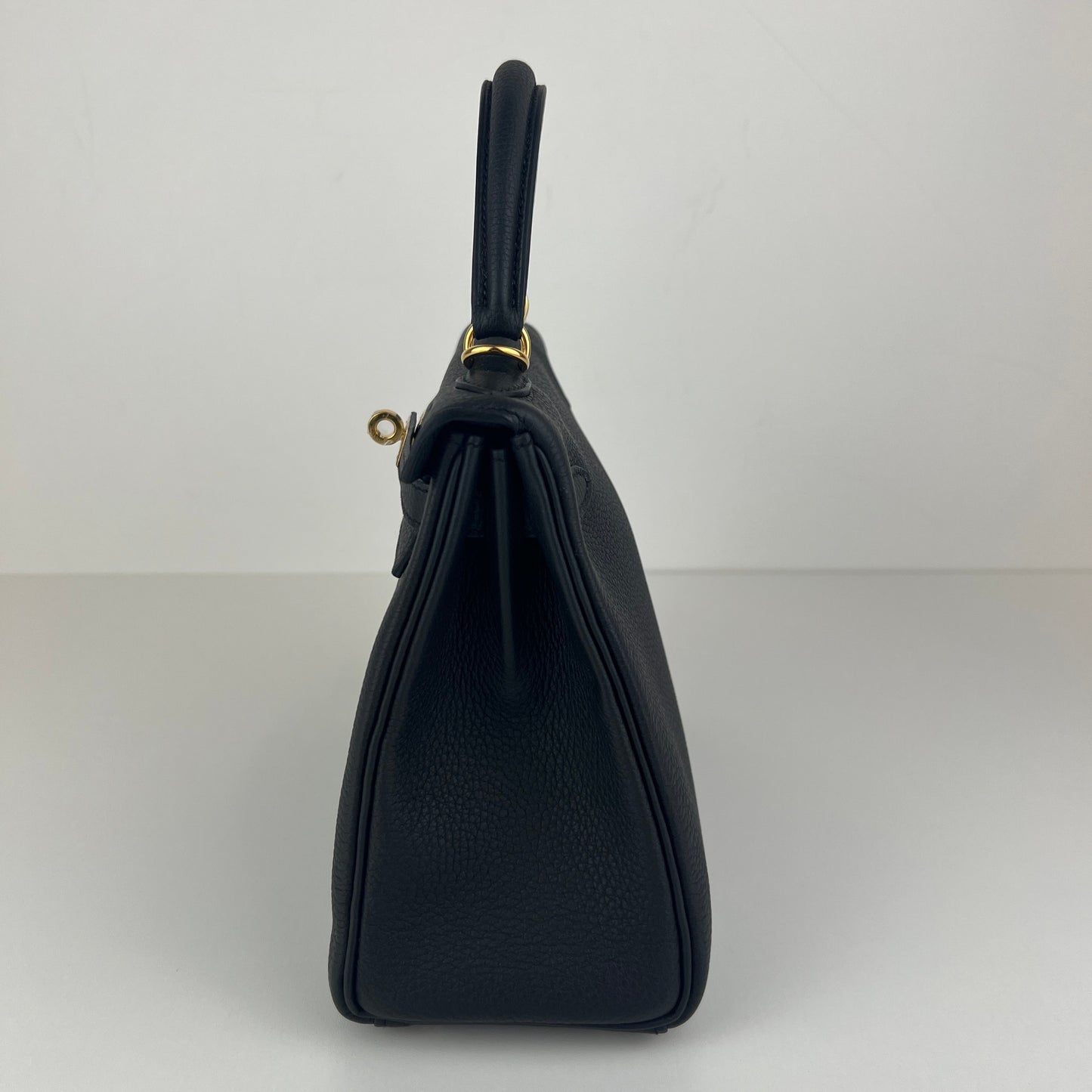 Kelly25 ケリー25 Black ブラック Togo トゴ GHW ゴールド金具 Stamp-W W刻印