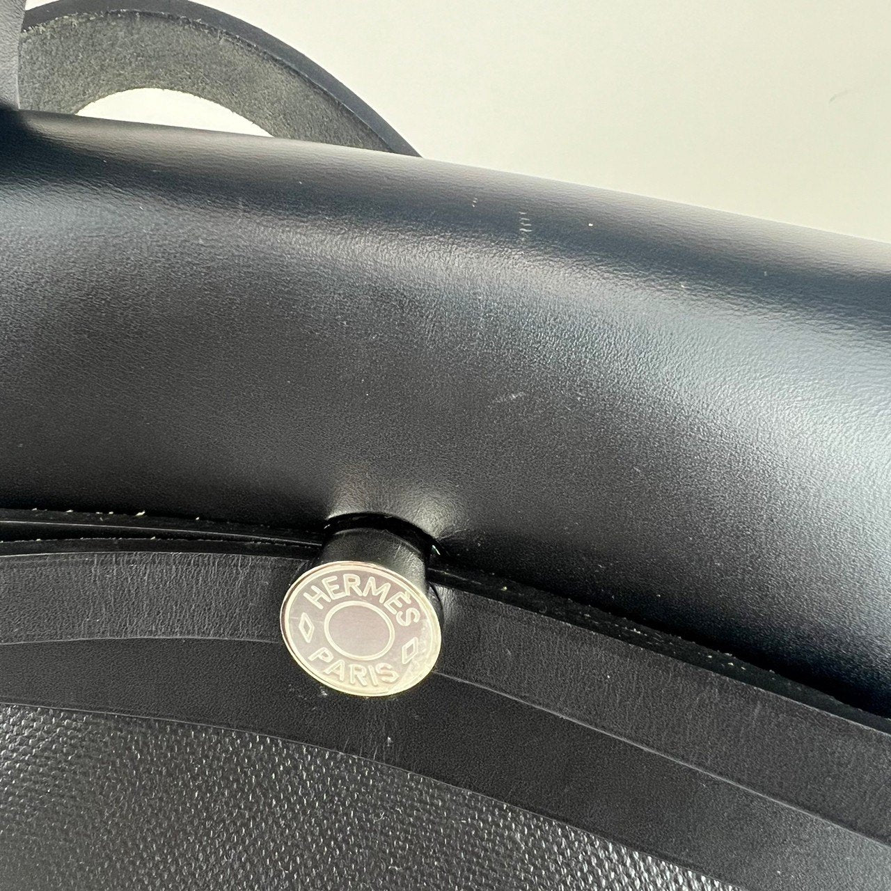 Herbag zip 39 MM エールバッグジップ39 MM Black ブラック Toile H/Berlin/Vash hunter トワルアッシュ/ベルリーヌ/ヴァッシュハンター PHW シルバー金具 Stamp-D D刻印