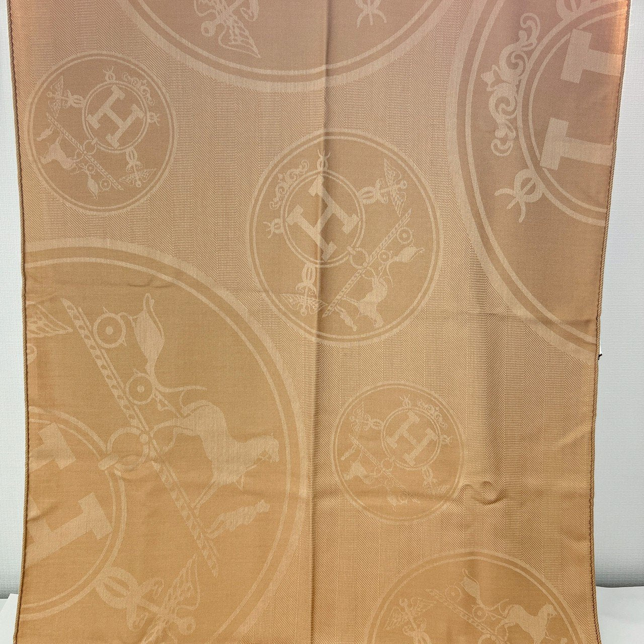 Hermès エルメス ETOLE NEW LIBRIS ストール 《ニュー・リブリス》 カシミヤ 85 % 絹 15 % Kraft クラフト