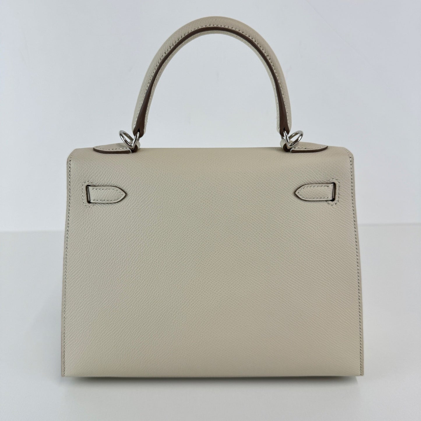 Kelly25 ケリー25 Craie クレ PHW シルバー金具 Epsom エプソン Stamp-W W刻印