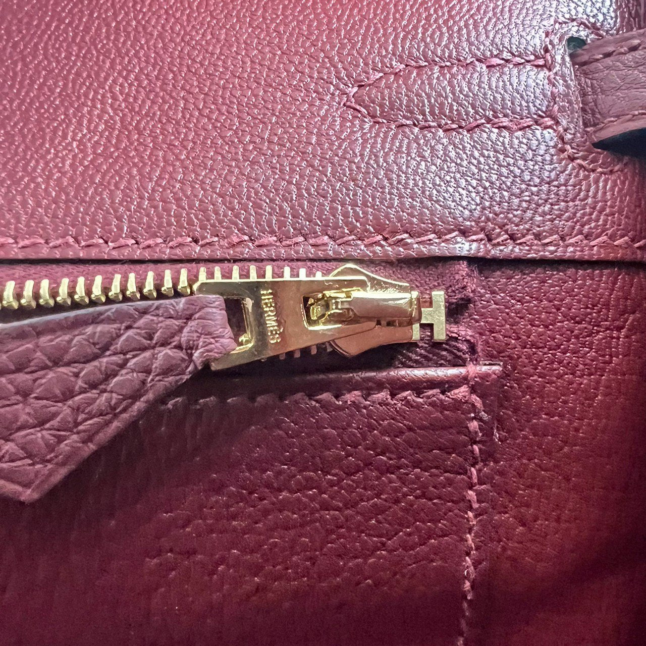 Birkin25 バーキン25 Rouge H ルージュアッシュ GHW ゴールド金具 W刻 Togo トゴ