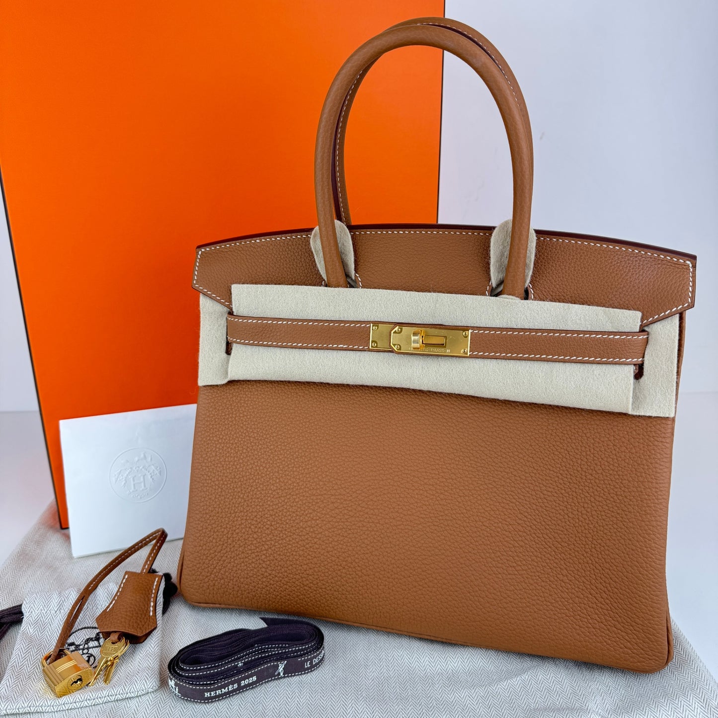 Birkin30 バーキン30 Gold ゴールド Togo トゴ GHW ゴールド金具 Stamp-K K刻印