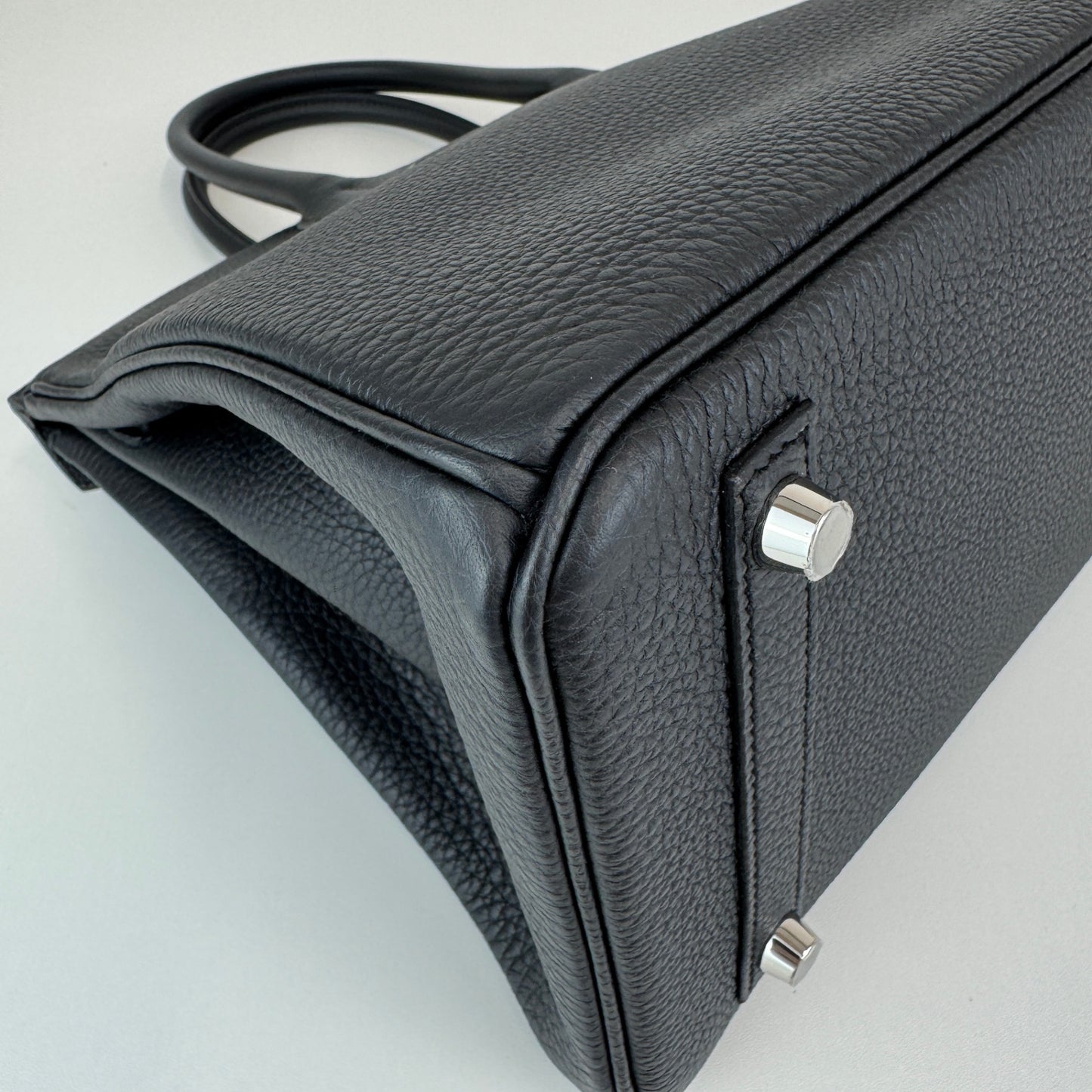 Birkin30 バーキン30 Stamp-W W刻印 Togo トゴ Black ブラック PHW シルバー金具