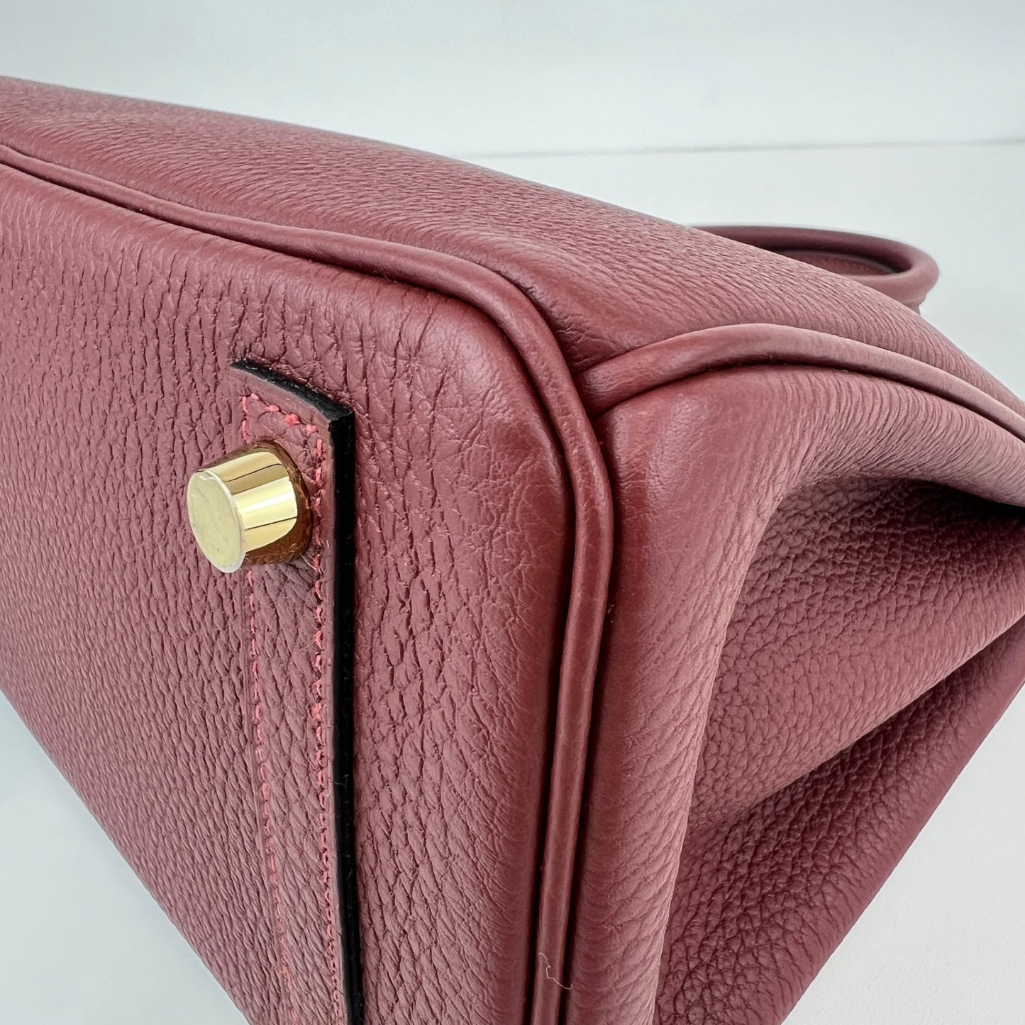 Birkin25 バーキン25 Rouge H ルージュアッシュ YG金具 Stamp-K K刻印 Togo トゴ