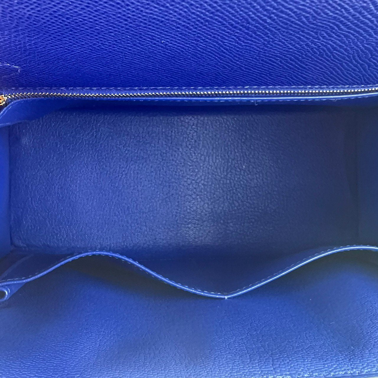 Kelly28 ケリー28 Blue royal ブルーロイヤル Epsom エプソン PHW シルバー金具 B刻