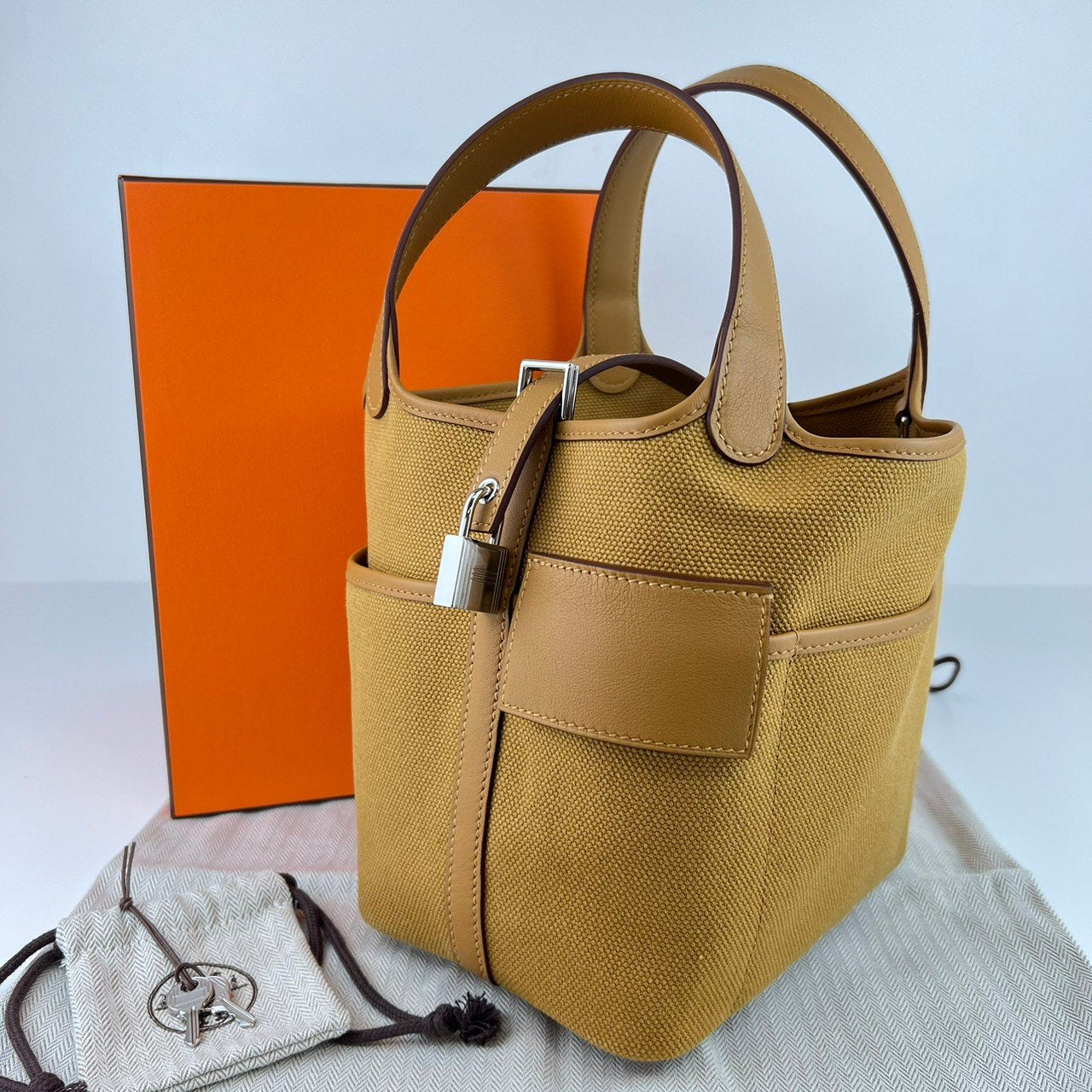 Picotin lock cargo PM ピコタンロックカーゴPM Sesami セサミ Toile goeland/Swift トワルゴエラン/スイフト PHW シルバー金具 Stamp-U U刻印