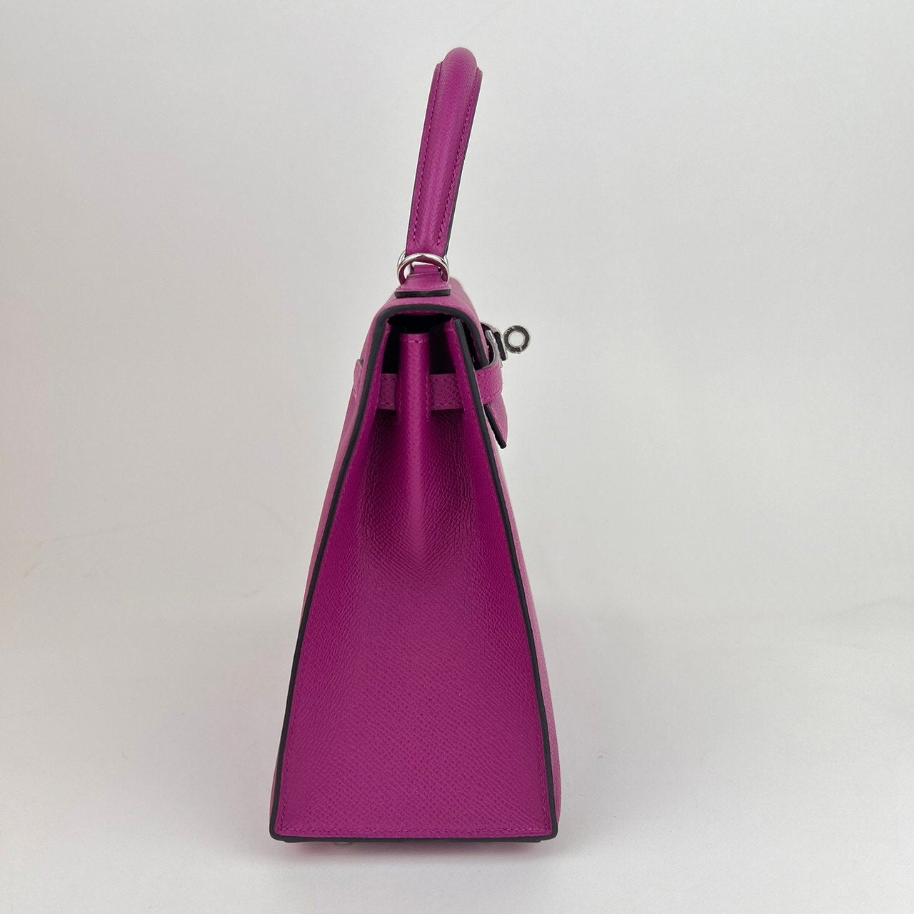 Kelly25 Sellier ケリー25 セリエ Rose pourpre ローズパープル Epsom エプソン PHW シルバー金具 C刻