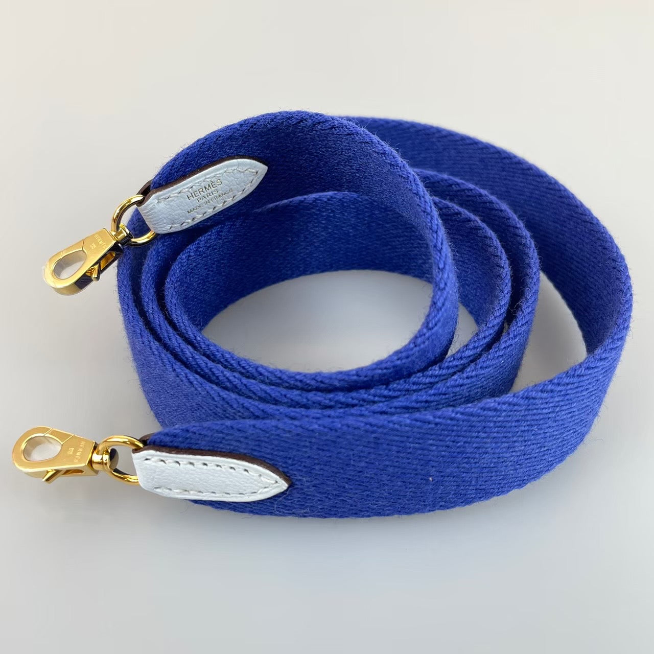Mini Kerry 2 ミニケリー2 Blue Brume ブループリュム Chevre シェーブル ゴールド金具 U刻印 2way ハンドバッグ ショルダーバッグ