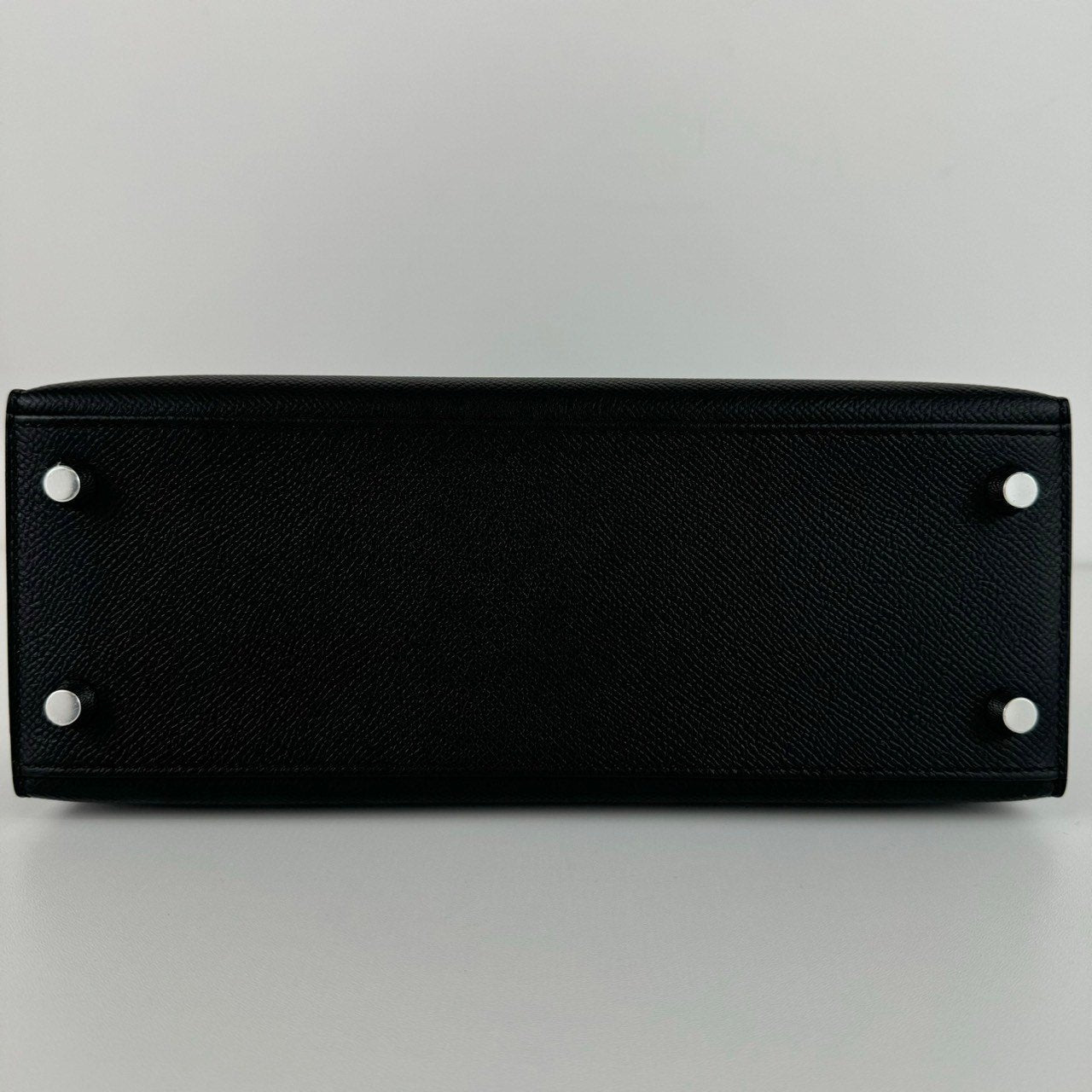 Kelly25 ケリー25 Black ブラック Epsom エプソン PHW シルバー金具 Stamp-W W刻印