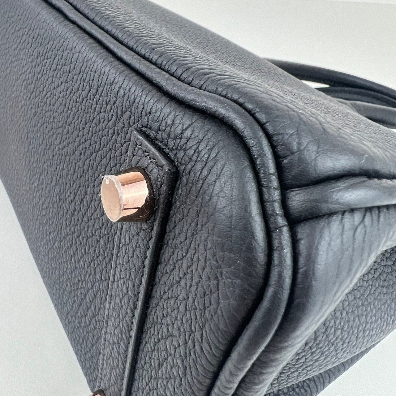 Birkin25 バーキン25 Black ブラック Togo トゴ RGHW ローズゴールド金具 Stamp-B B刻印