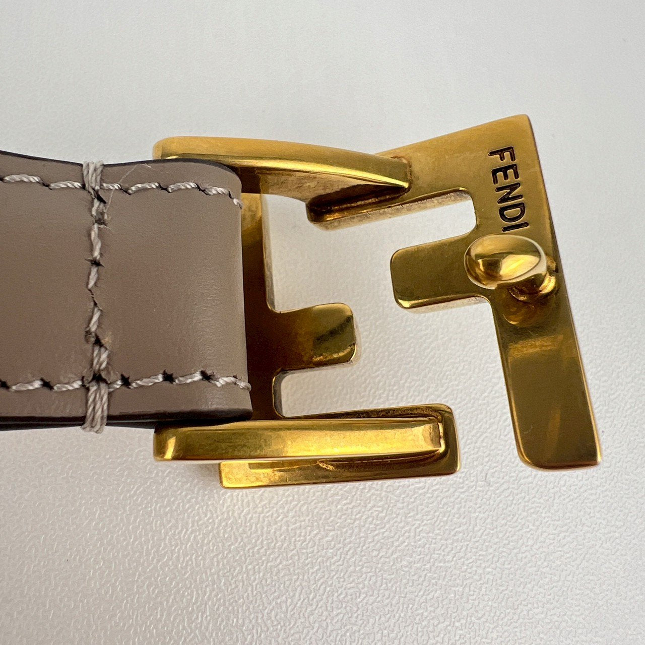 FFベルト Beige ベージュ GHW ゴールド金具 カーフレザー100% サイズ70