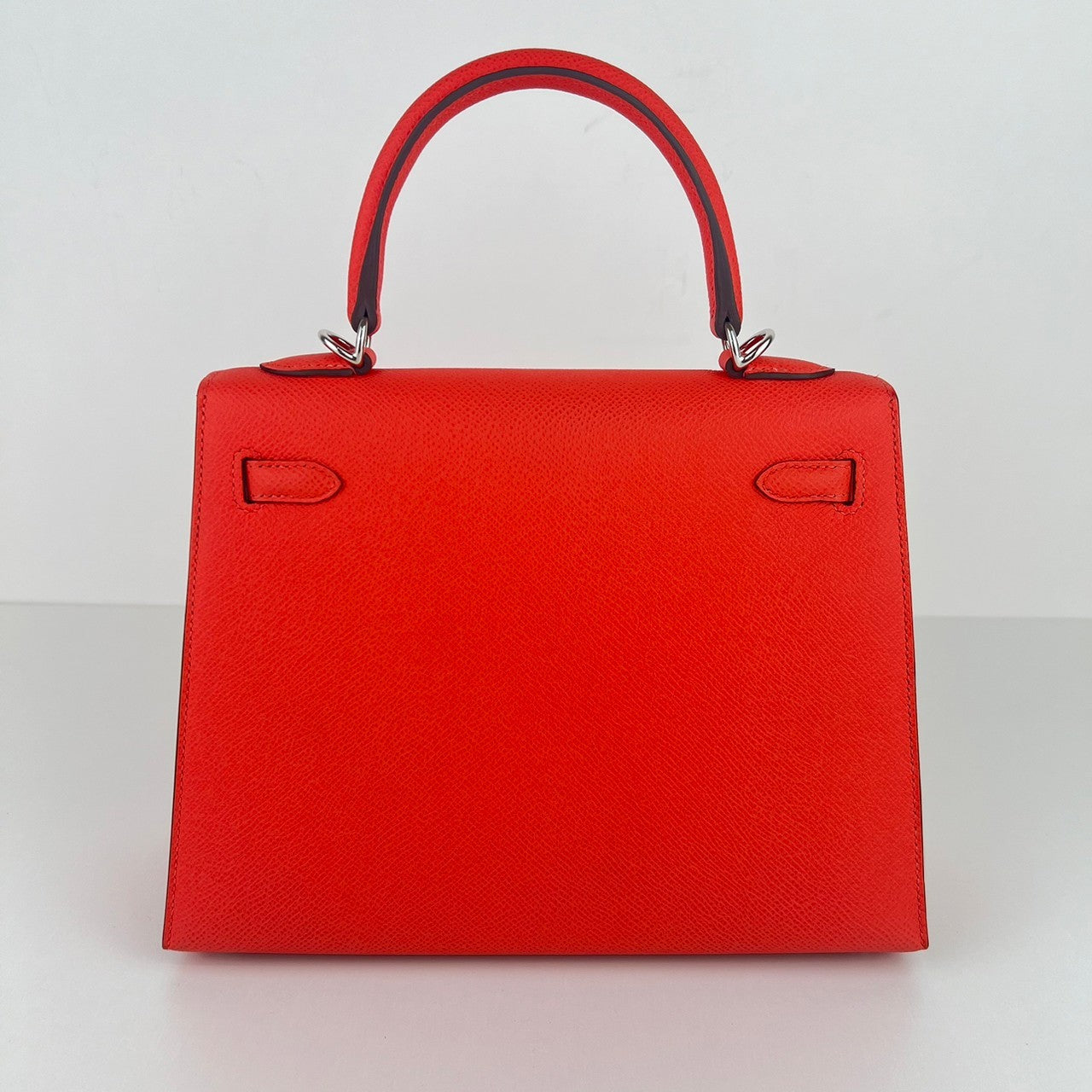 Kelly25 ケリー25 Orange field オレンジフィールド Epsom エプソン PHW シルバー金具 Stamp-W W刻印