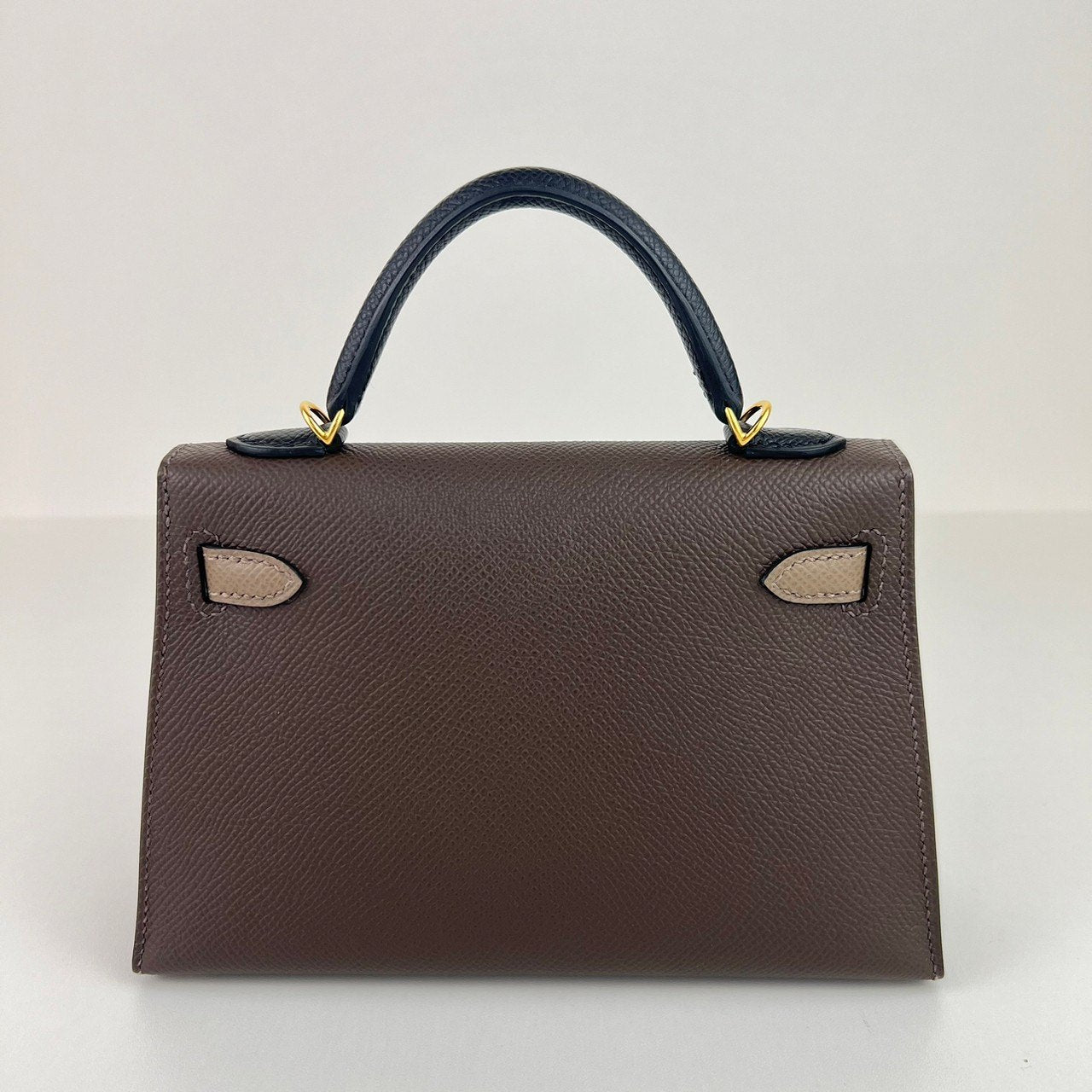 Mini kelly Tricolor ミニケリー トリコロール Ecorce/Etoupe/Black エコルセ/エトープ/ブラック Epsom エプソン GHW ゴールド金具