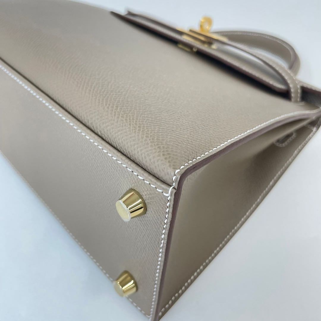 Kelly25 Sellier ケリー25 セリエ Etoupe エトープ GHW ゴールド金具 B刻